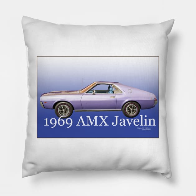 1969 AMX  Javelin Pillow by mtbearded1