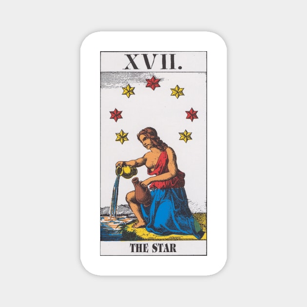 Tarot Card - The Star Magnet by babydollchic