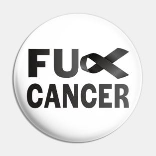 Fuck Cancer (Black Ribbon) Pin