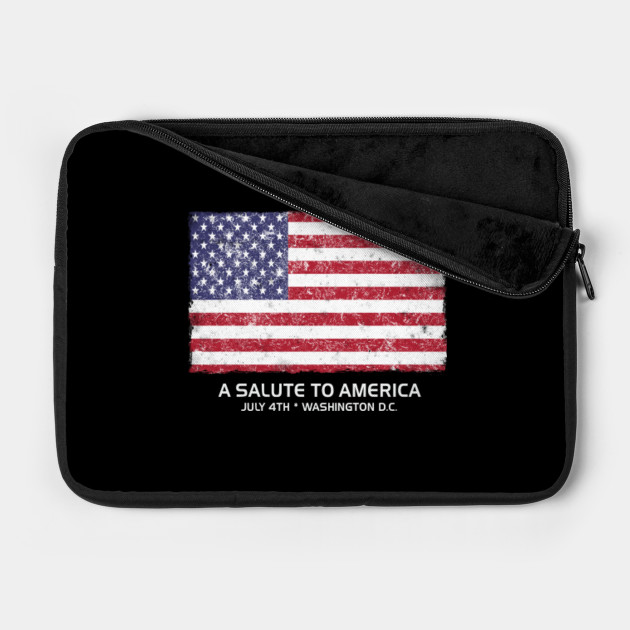 4th of July American Flag Distressed Coin Purse