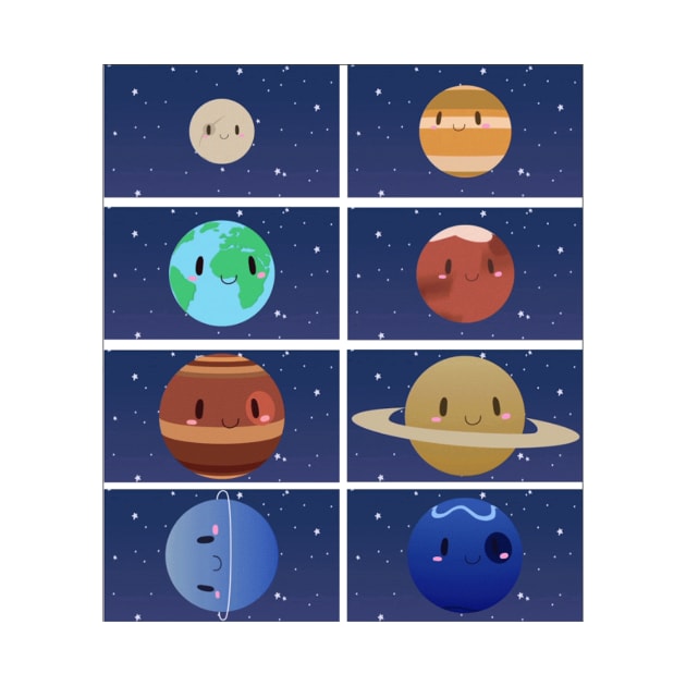 The Solar System by SaganPie