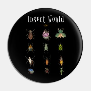 I Love Bugs And Insects Pin