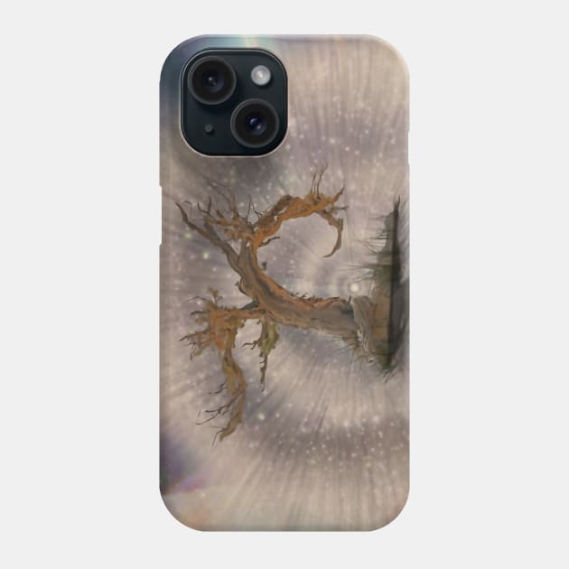 Old Tree in Space Phone Case by rolffimages