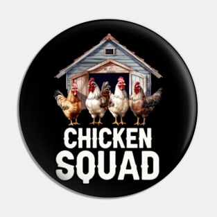 Chicken Squad Pin