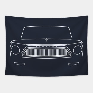 1962 AMC Rambler classic car white outline Tapestry