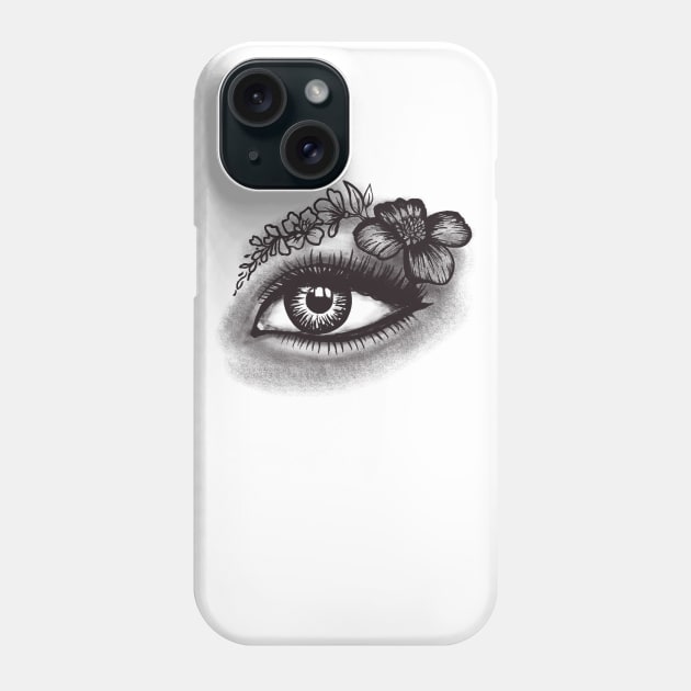 Beautiful eye Phone Case by Introvert Home 