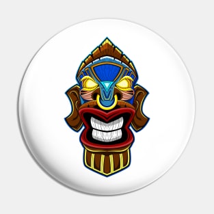 Tiki Mask Pin