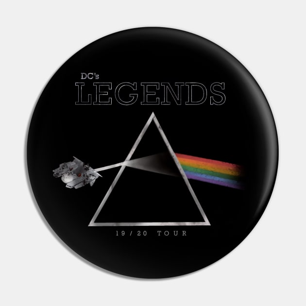 DC's Legends World Tour (front & back print) Pin by starcitysirens