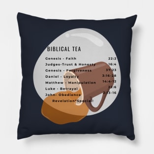 The Bible Spills some Tea Pillow