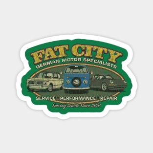 Fat City German Motor Specialists 1973 Magnet