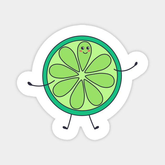 Lime character Magnet by DanielK