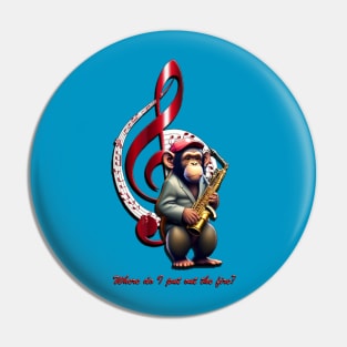 Mono saxofonista Pin