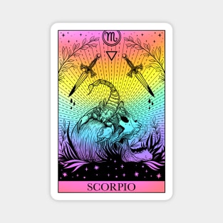 Zodiac sign tarot card Scorpio Magnet