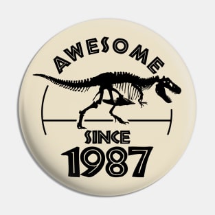 Awesome Since 1987 Pin