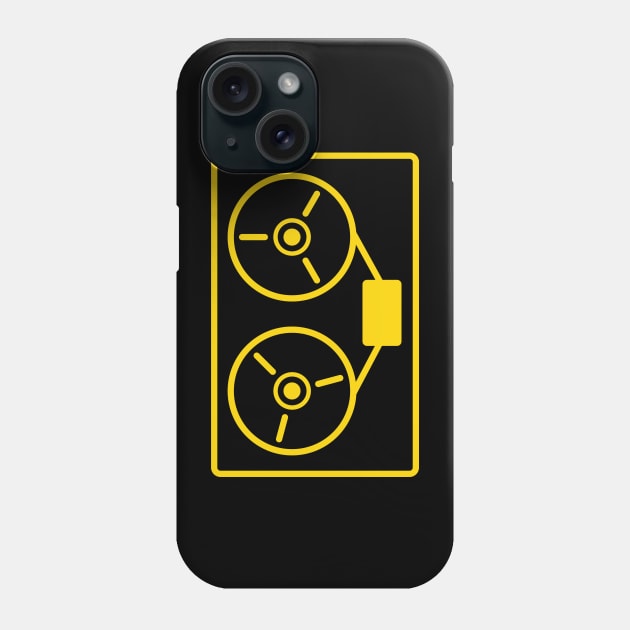 Reel to Reel Tape for Electronic Musician Phone Case by Atomic Malibu