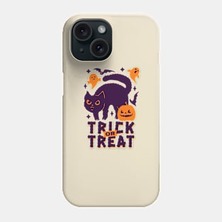 Trick or Treat - Halloween Cat Phone Case