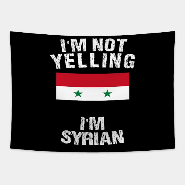 im not yelling im Syrian Tapestry by TShirtWaffle1