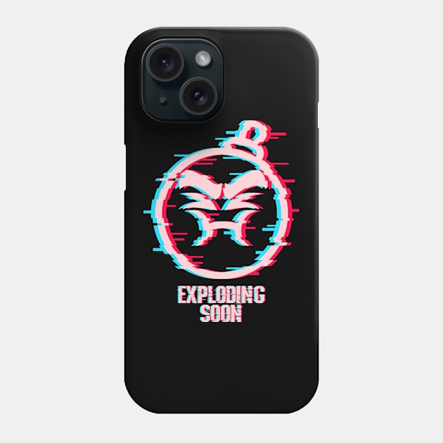 Vaporwave Explosion Phone Case by CrissWild