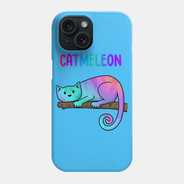 Catmeleon Phone Case by Doodlecats 