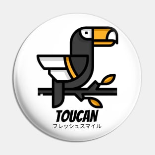 Toucan Wild Bird Animal Pin