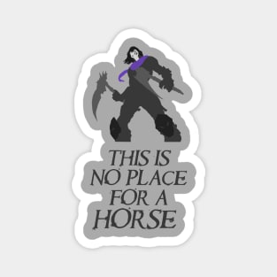 This is no place for a horse Magnet