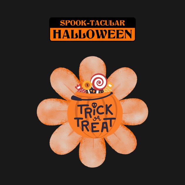 Trick or Treat Spectacular Kids Design - Spooky Halloween by 3dozecreations