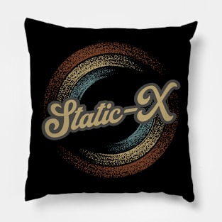 Static-X Circular Fade Pillow