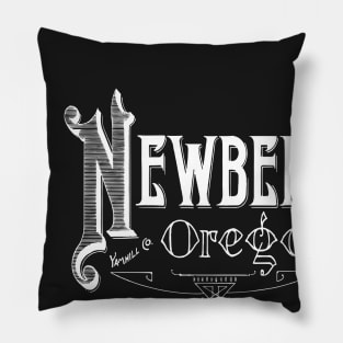 Vintage Newberg, OR Pillow