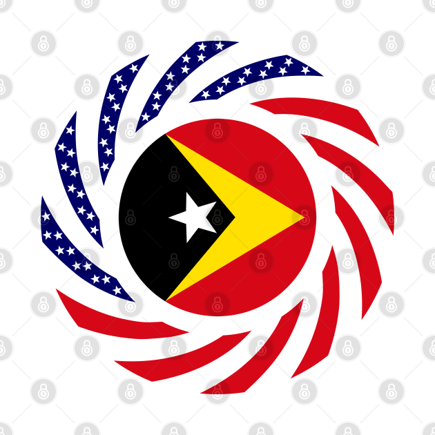 Timorese American Multinational Patriot Flag Series by Village Values