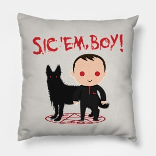 Sic 'Em Boy! Pillow