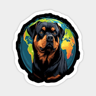 Rottweiler Earth Day Magnet