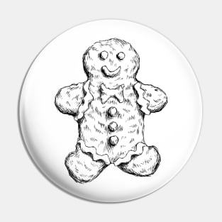 Gingerbread man Pin