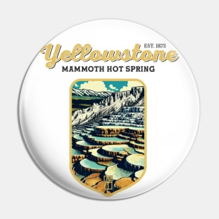 USA - NATIONAL PARK - YELLOWSTONE Mammoth Hot Springs - 2 Pin