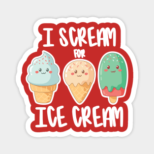 Scream Ice Cream Magnet