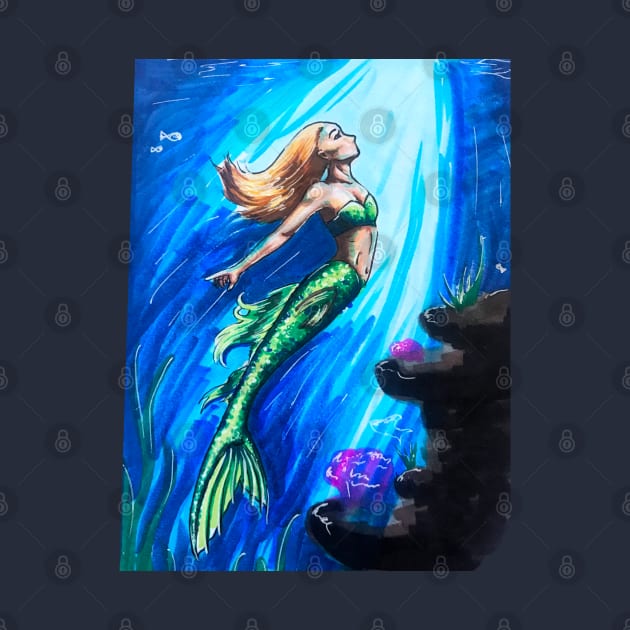 Rising Mermaid by Lady Lilac
