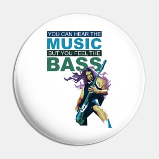 Bass Addict Pin