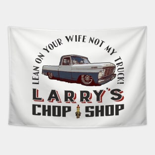 Larry's Chop Shop Tapestry