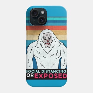 Yeti Senior of Social Distancing Phone Case