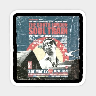 POSTER TOUR - SOUL TRAIN THE SOUTH LONDON 34 Magnet