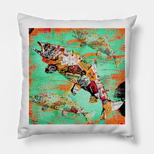 FISH AND BOURBON Pillow