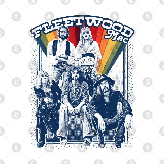 Fleetwood Mac Retro Aesthetic Design by DankFutura