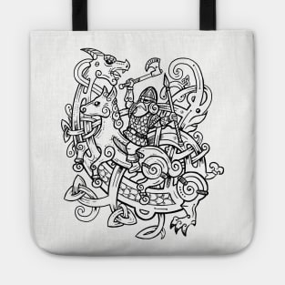 Nordic style warrior Tote