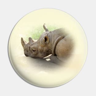 Rhinoceros Pin