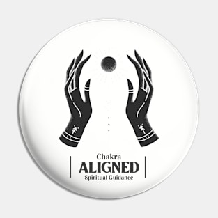 Chakra Aligned, Spiritual Guidance - Yoga Tshirt Pin