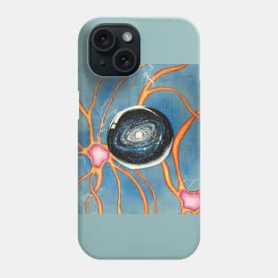 Galaxy Neurons Phone Case