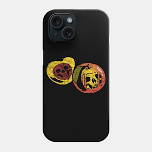 Distressed Skull peach Phone Case