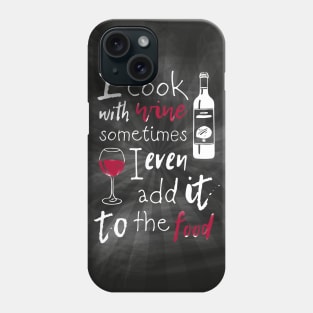 Wine blackboard #6 Phone Case