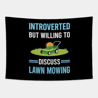 Introverted Lawn Mowing Mower Lawnmower Tapestry