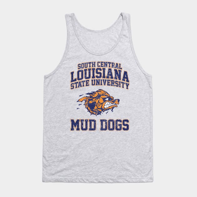 huckblade South Central Louisiana State University Mud Dogs Football (Variant) Long Sleeve T-Shirt