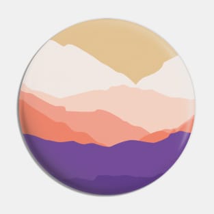 The pink mountains Pin